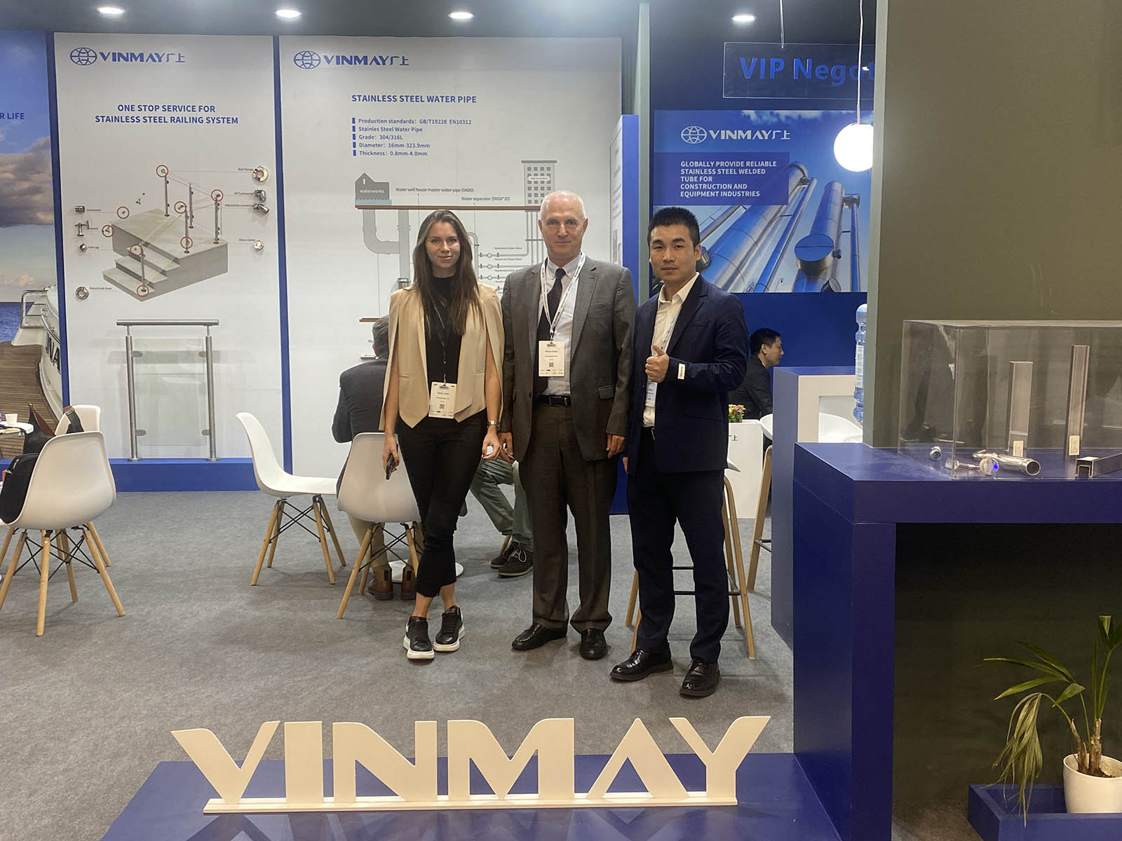 vinmay stainless steel exhibiton 