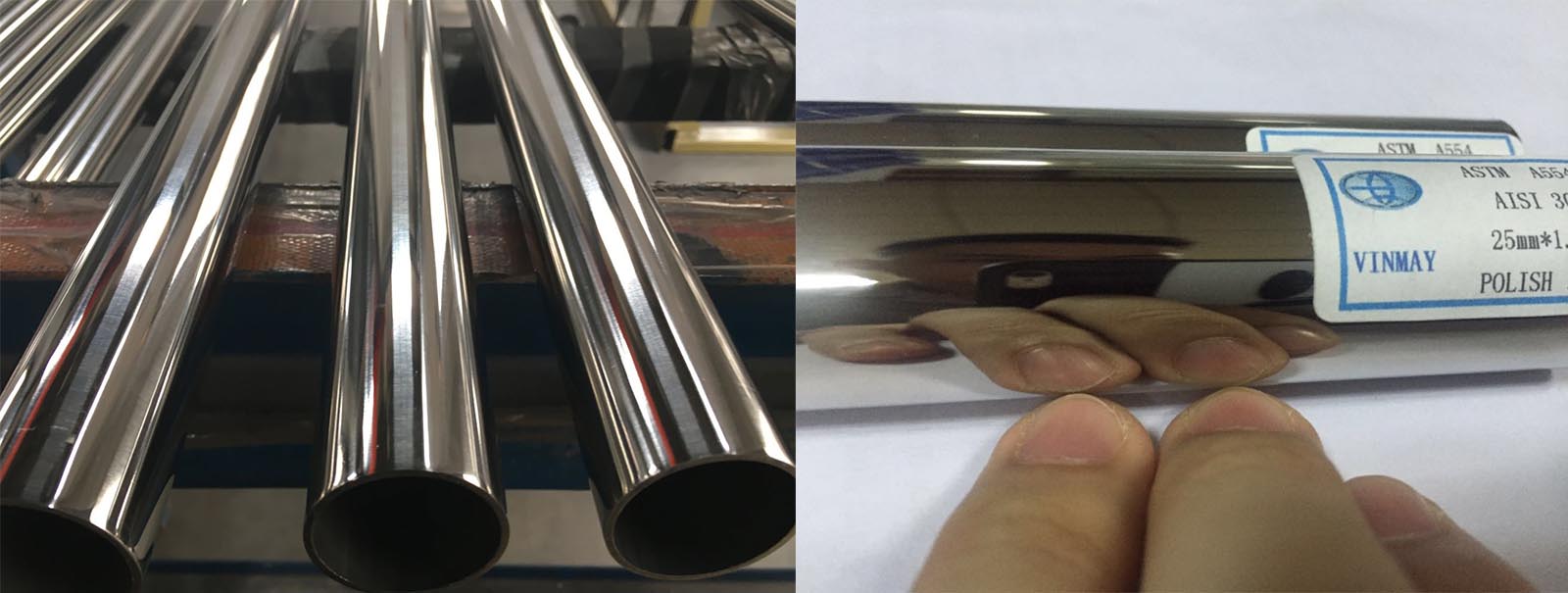mirror finish stainless steel tube