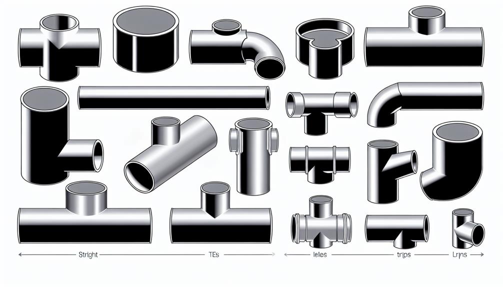 aluminum sanitary pipes