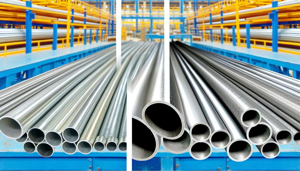 Stainless Steel Pipe Vs Galvanized steel pipe