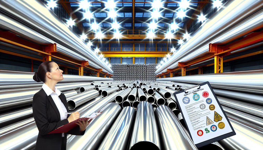 Stainless steel pipe Material Quality & Certifications