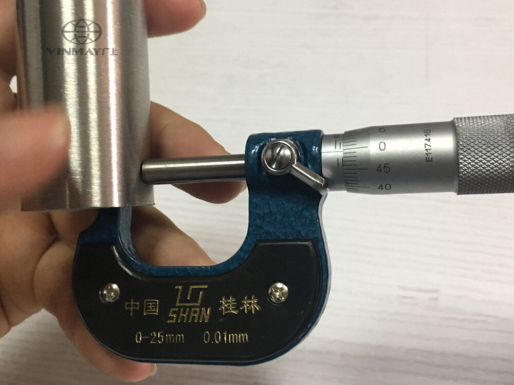 stainless steel wall thicknes test