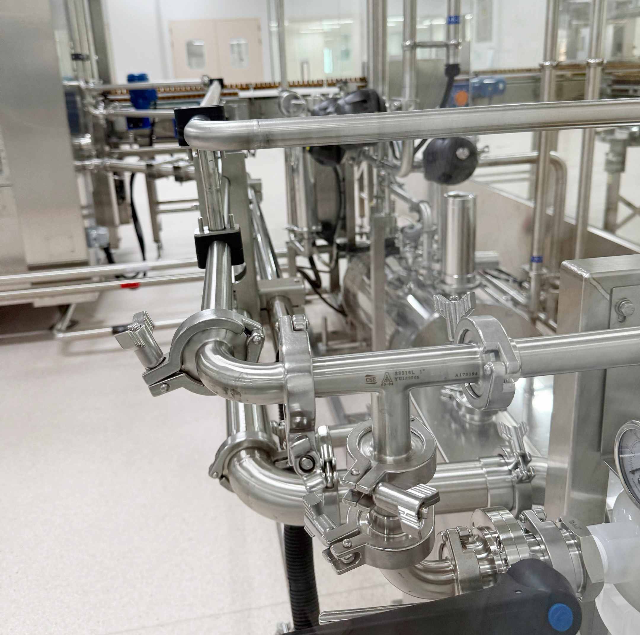 sanitary tube fittings application