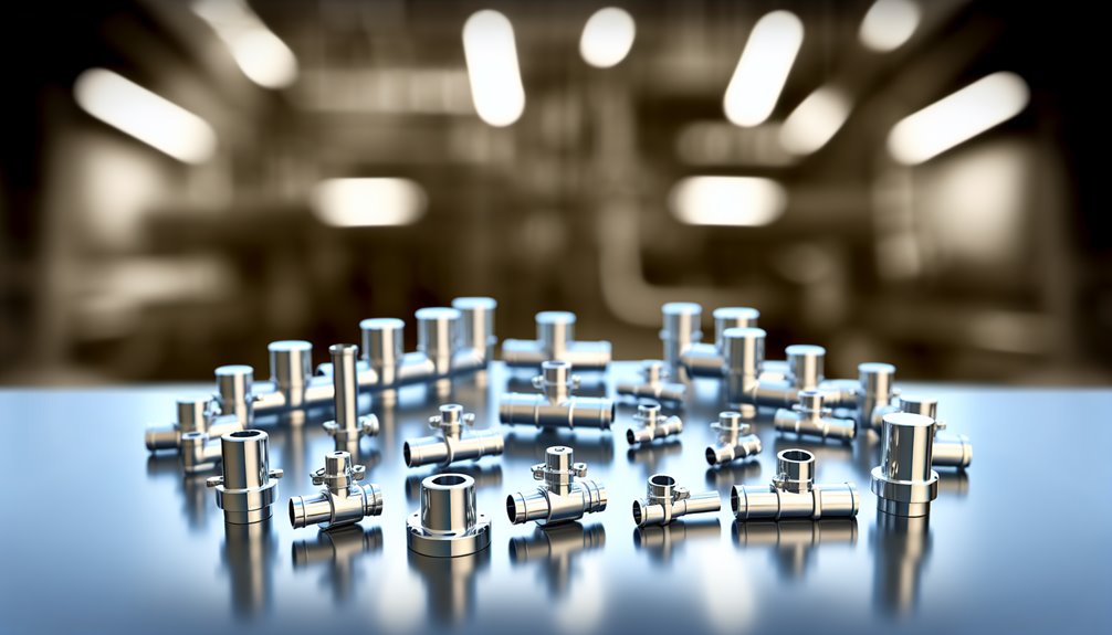 hygienic tube clamp fittings