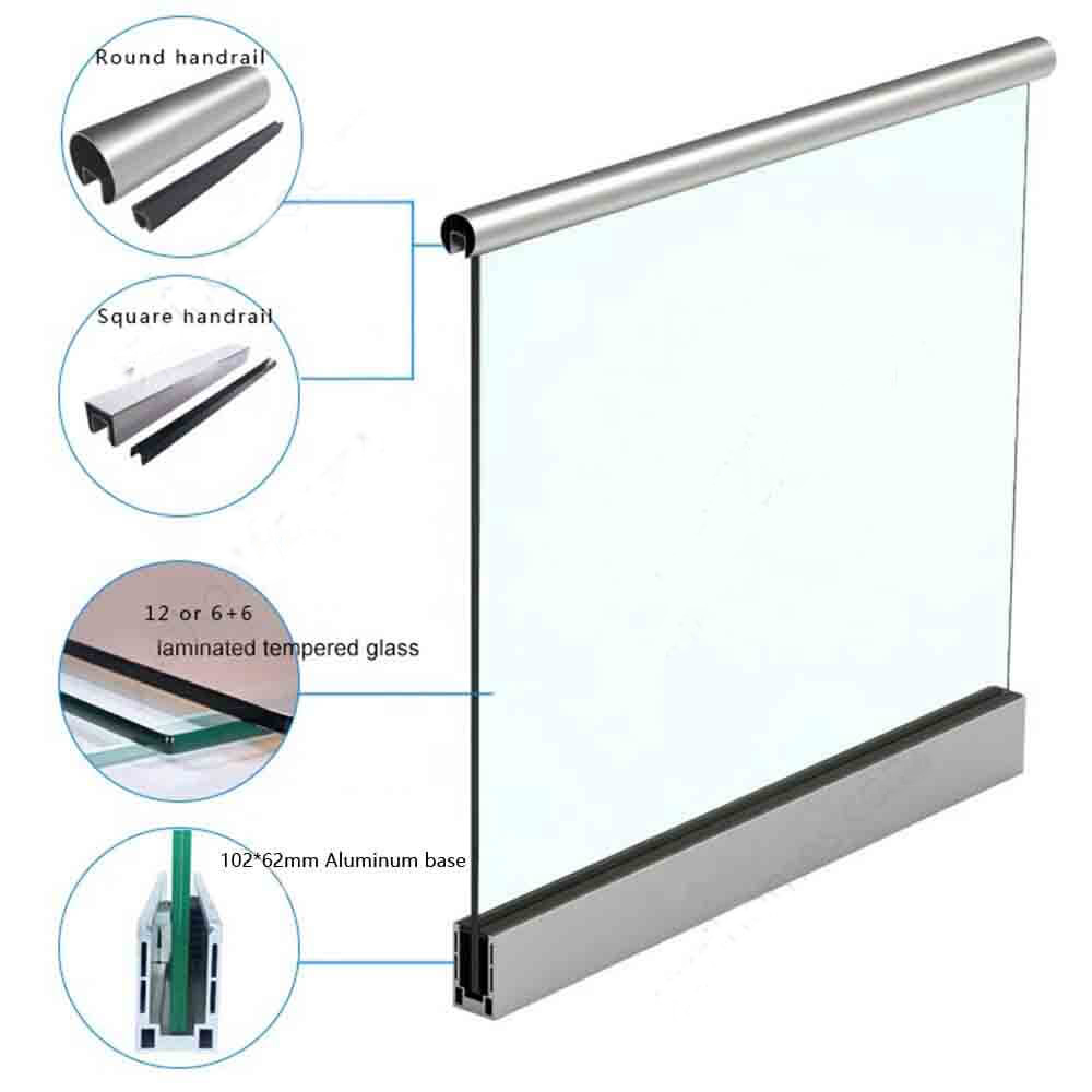 aluminum handrail fittings