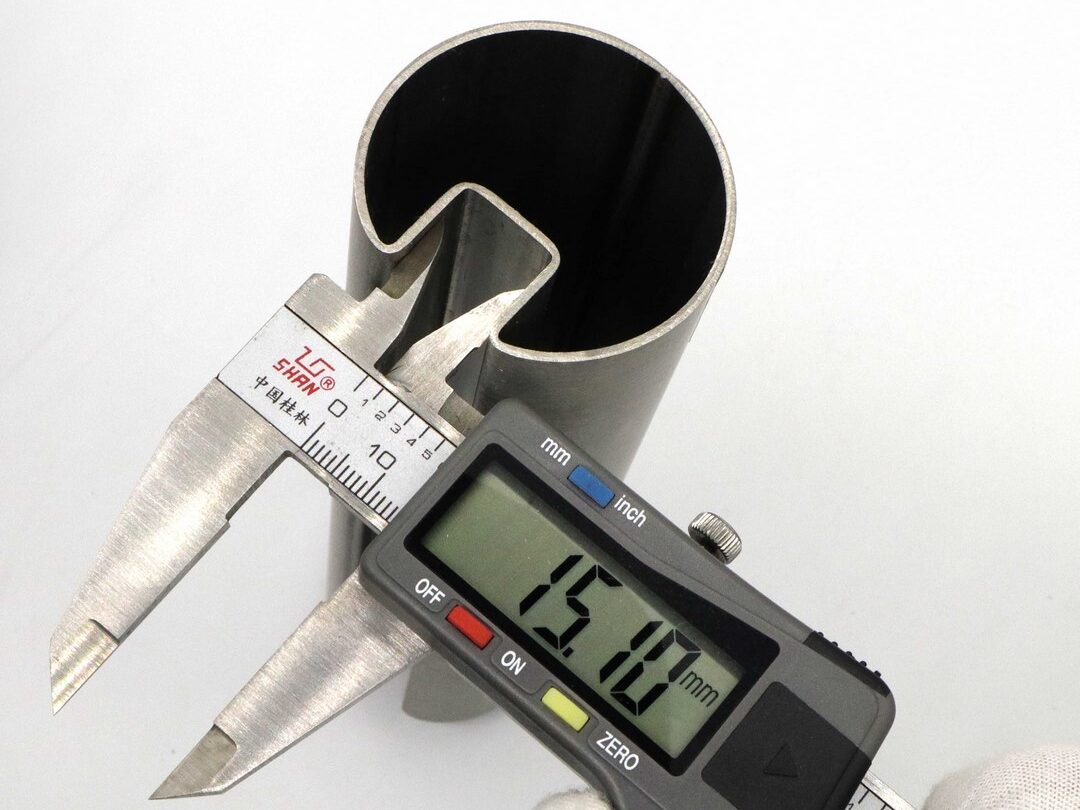 stainless steel slot pipe size