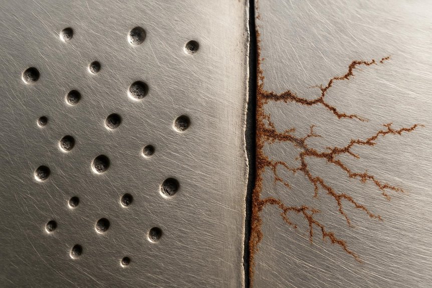 localized corrosion in stainless