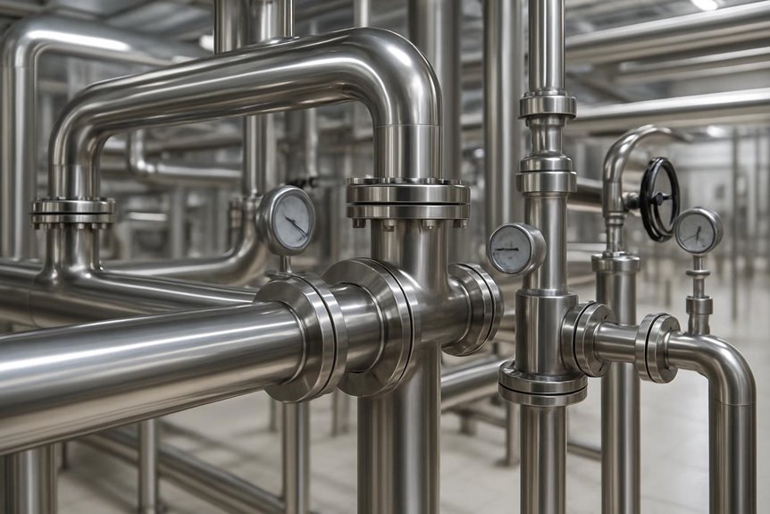 stainless steel process piping
