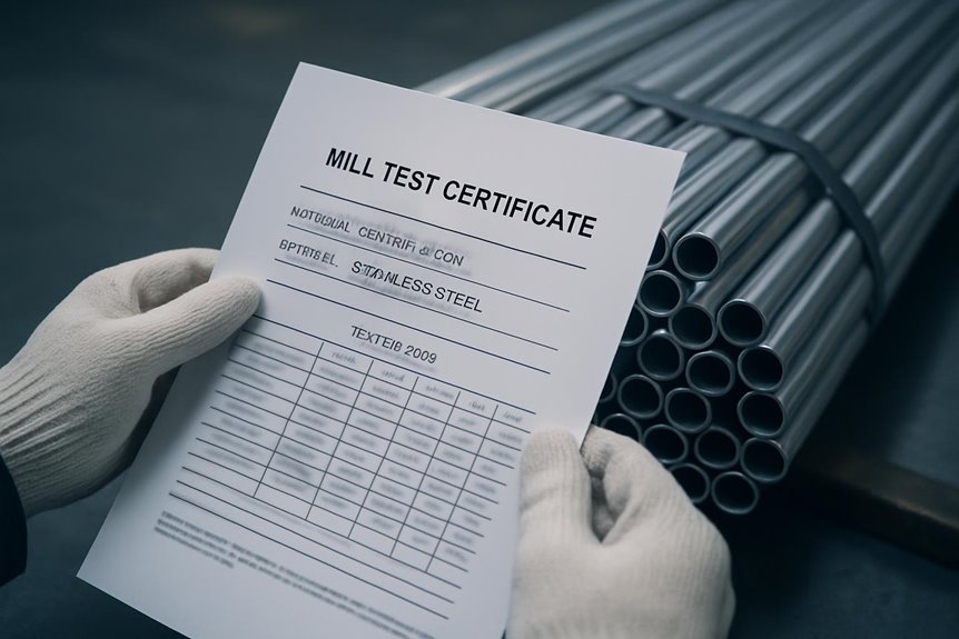 verify material identification first