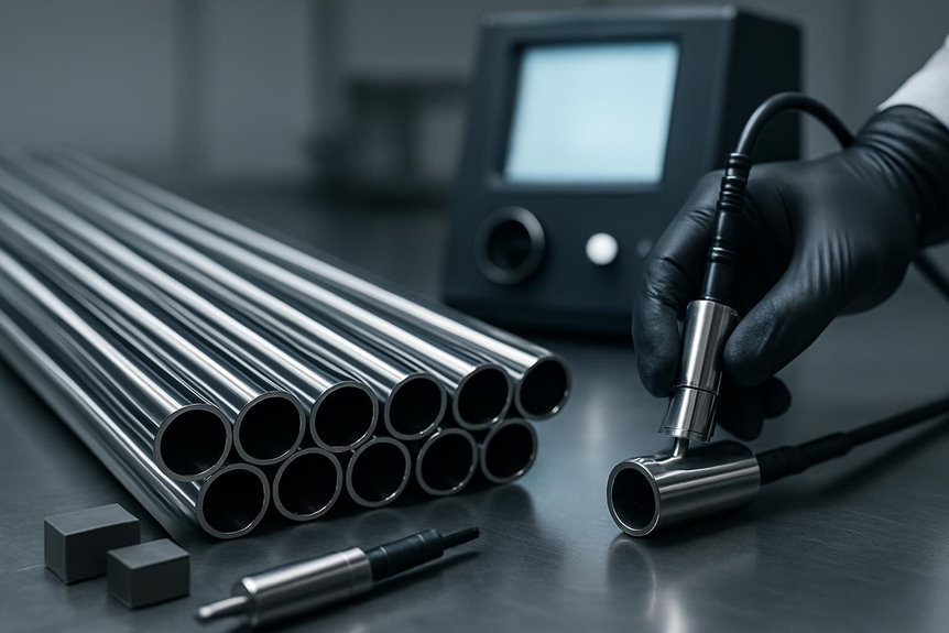 eddy current test calibration process