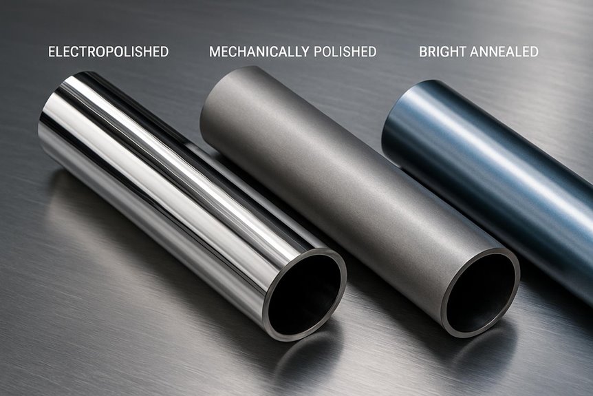 finish selection for tubing