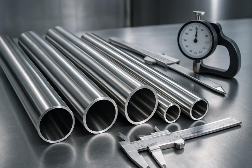 stainless tubing specifications comparison